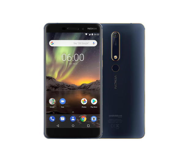 Nokia 6.1 Dual SIM granatowo-złoty + VR - 443683 - zdjęcie 2